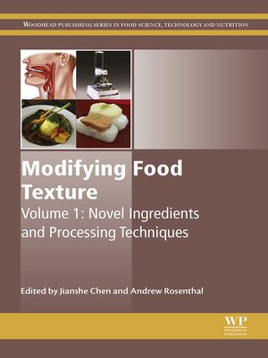 cover image of Modifying Food Texture, Volume 1